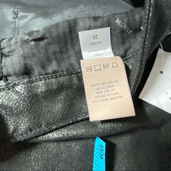 Habitual • Black Coated Glitter Skinny Jeans. Size 28 - Picture 5 of 16